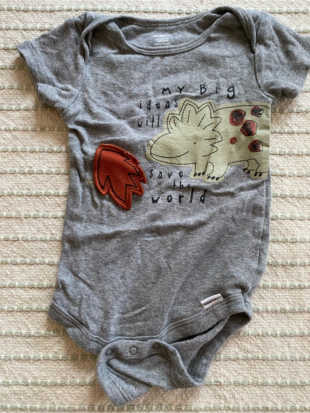 Set of 3 Gerber 6-9 Month Onesies - Picture 2 of 10